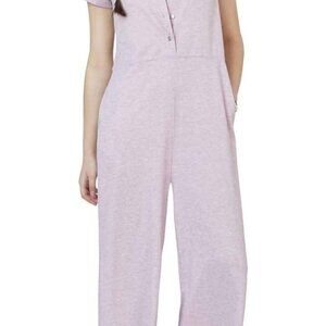 NEW noflik Casual Boho Short Sleeve Wide Leg Jumpsuits for Women with Pockets La